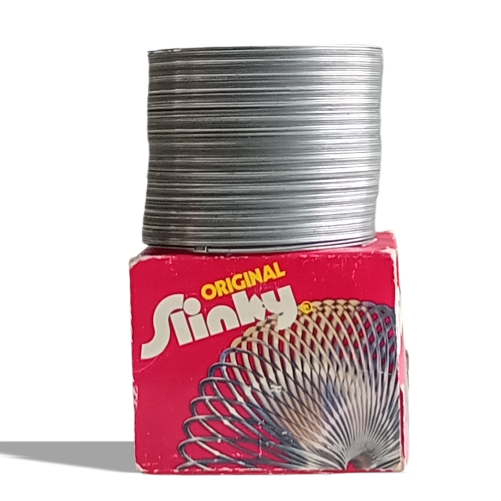 Original Slinky Toy Metal Made In USA With Its Original Box